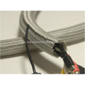 Samozamykający się warkocz ochronny na kabel